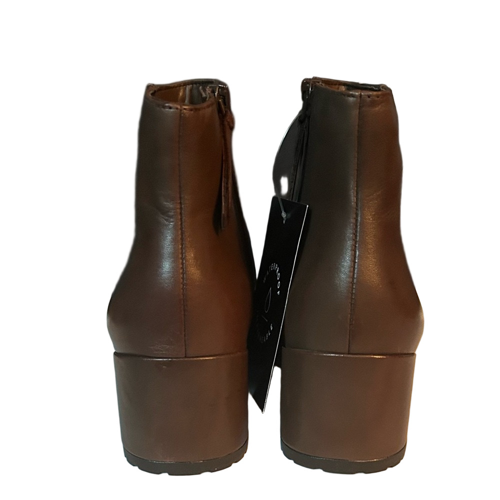 Naturalizer Woman’s Chocolate Waterproof Boots Size 7W NEW - Picture 6 of 9